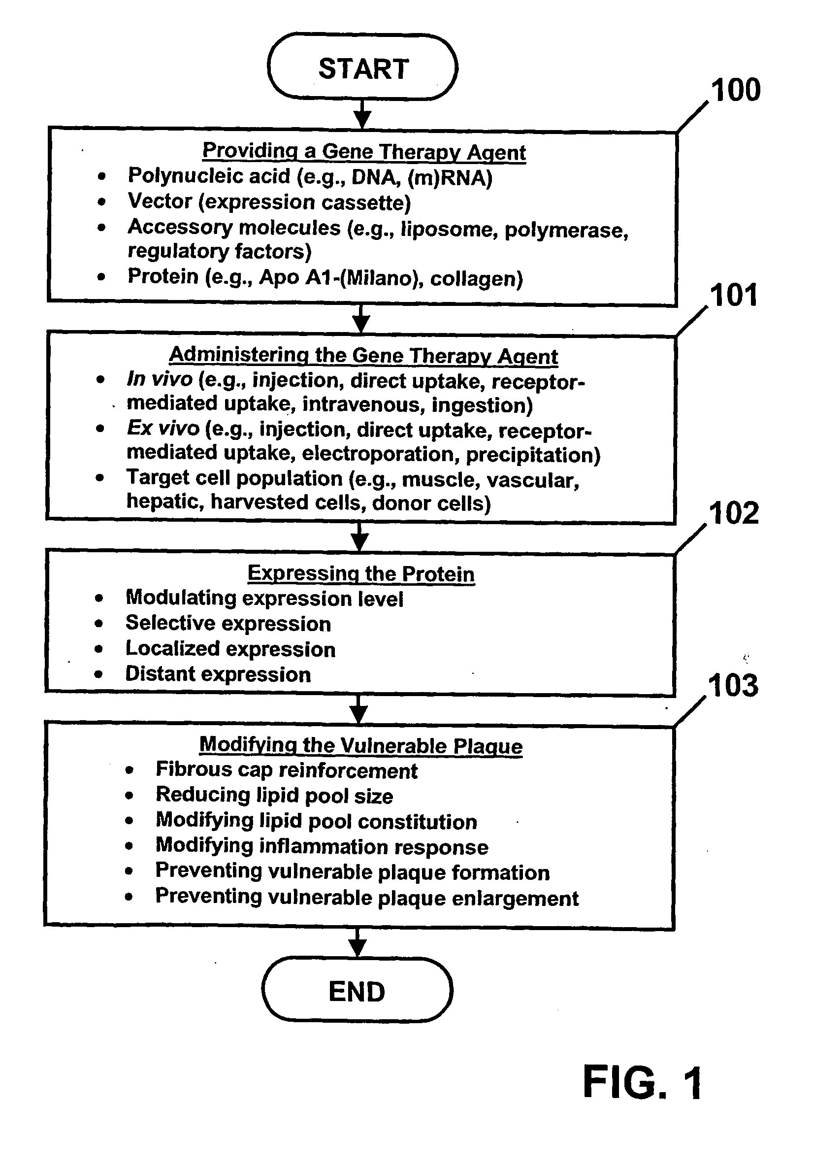 Method and agent for treating vulnerable plaque