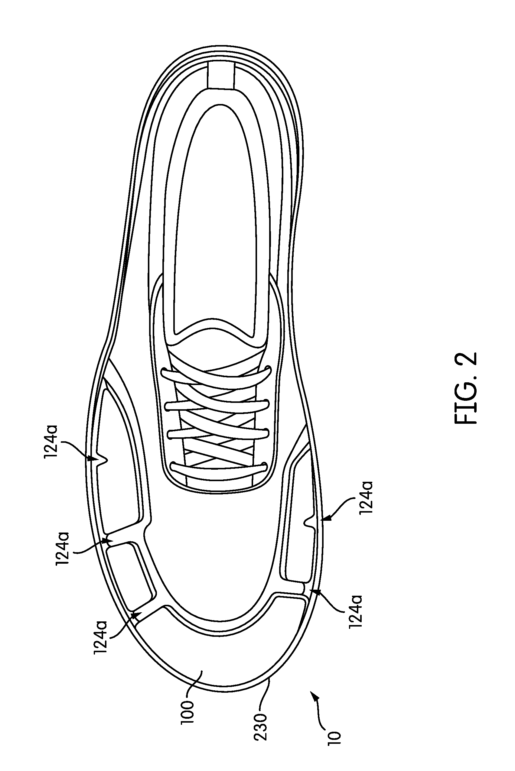 Uppers and sole structures for articles of footwear