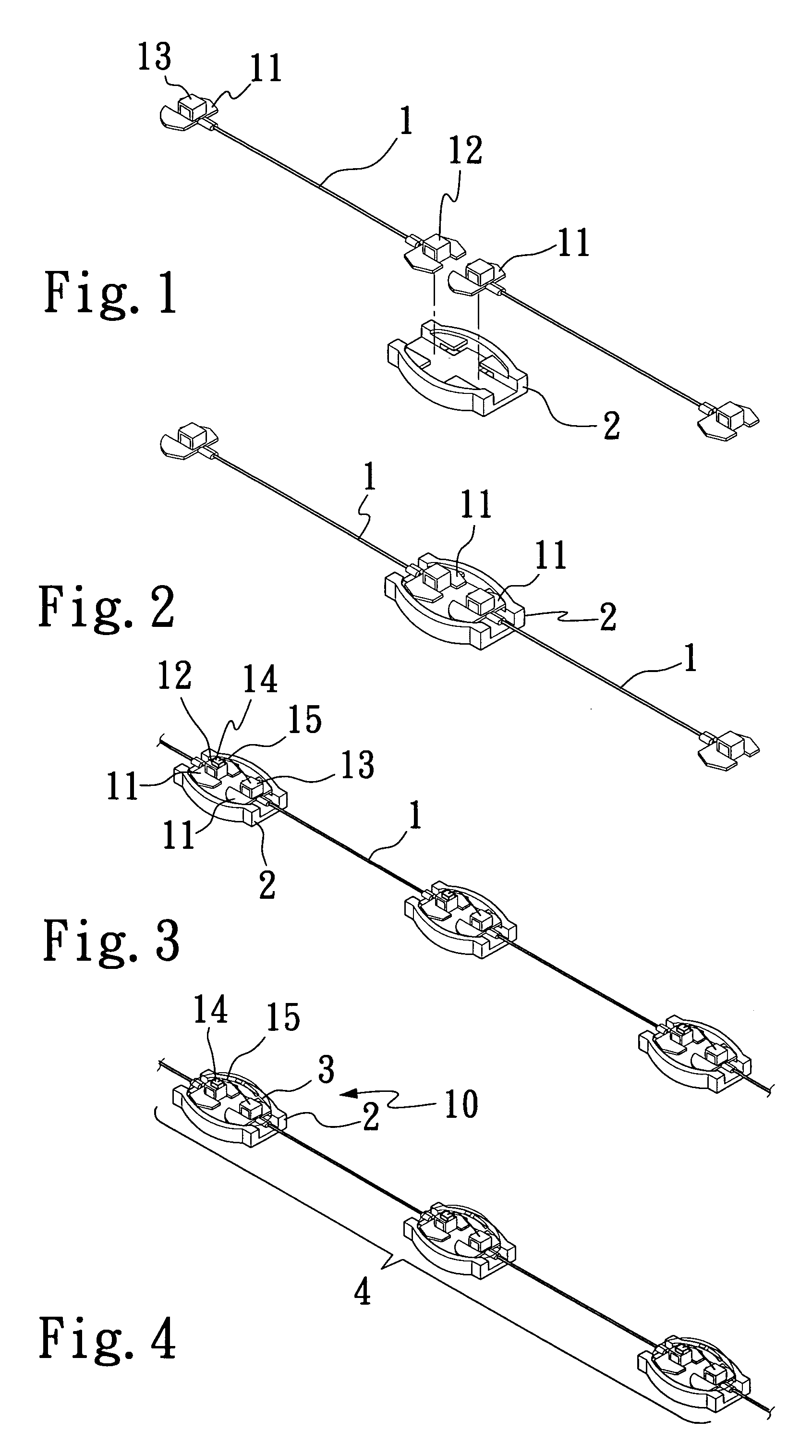 Method of producing an LED rope light