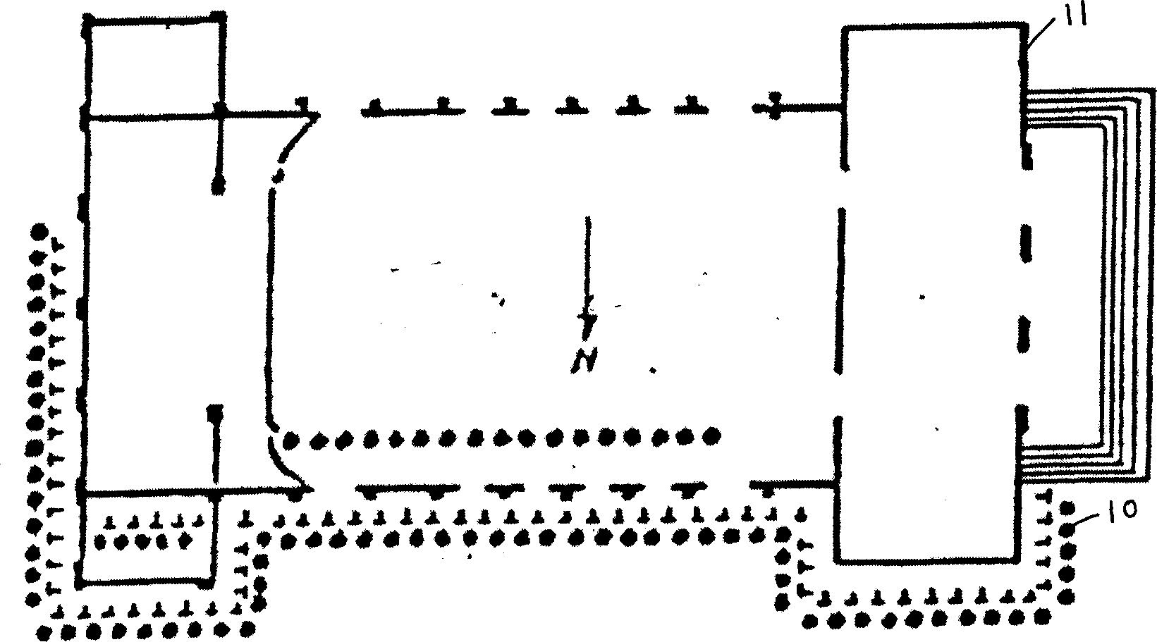 Force-given effect flexible stake composite presser for groundsill and its uses