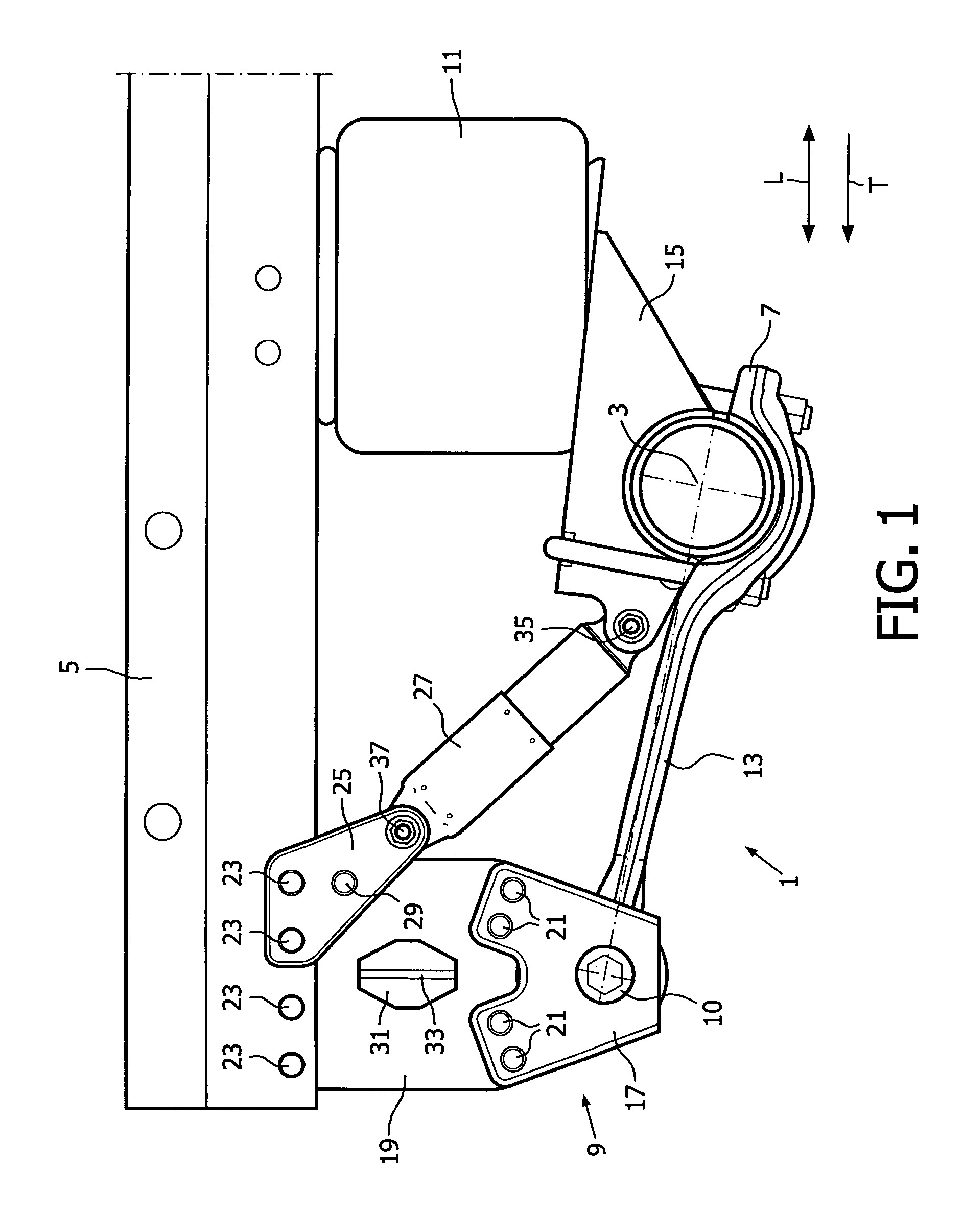 Trailing arm mounting bracket