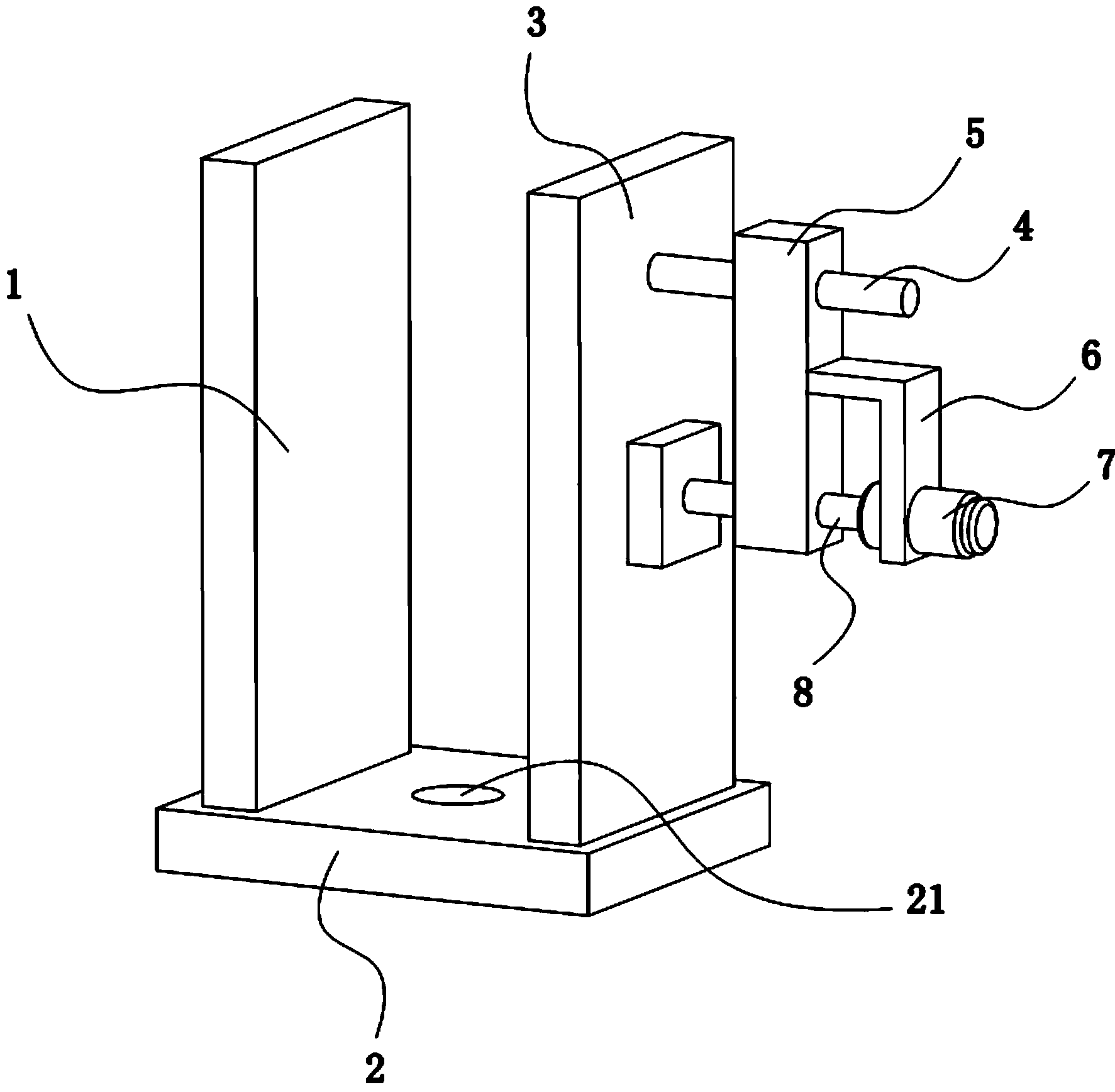 Quantitative motor squeezing device for ultrasonic coupling agent