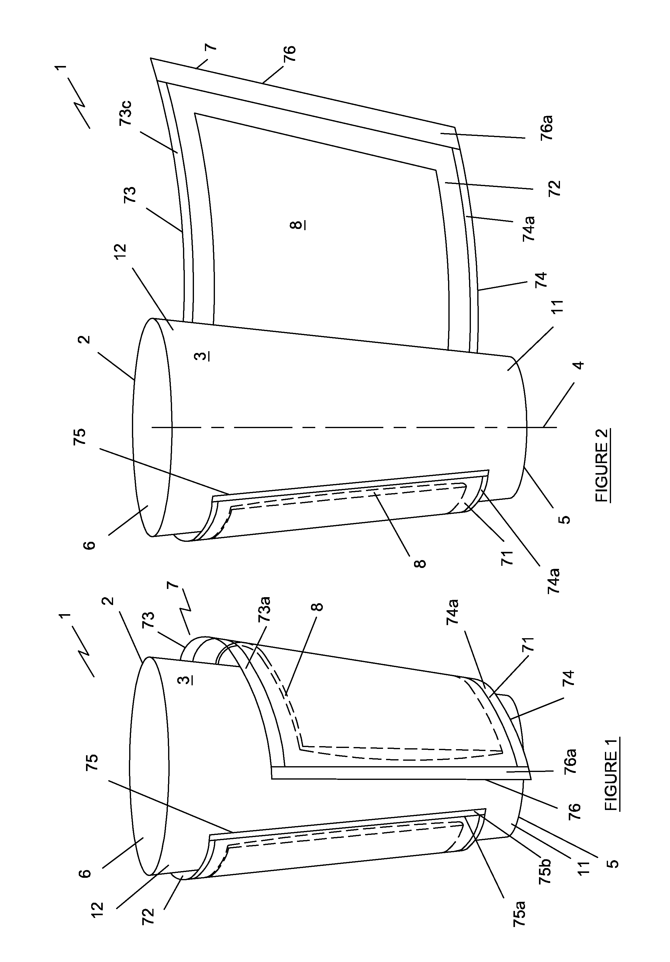 Insulated cup and a cover sheet therefor