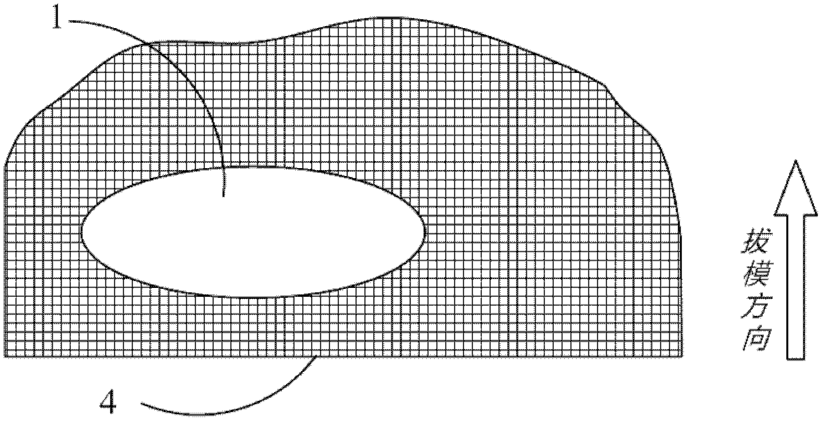 Topological optimization design method on basis of pseudo-density sequencing and with consideration of draft manufacturing constraints