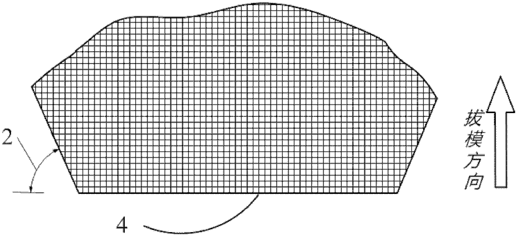 Topological optimization design method on basis of pseudo-density sequencing and with consideration of draft manufacturing constraints