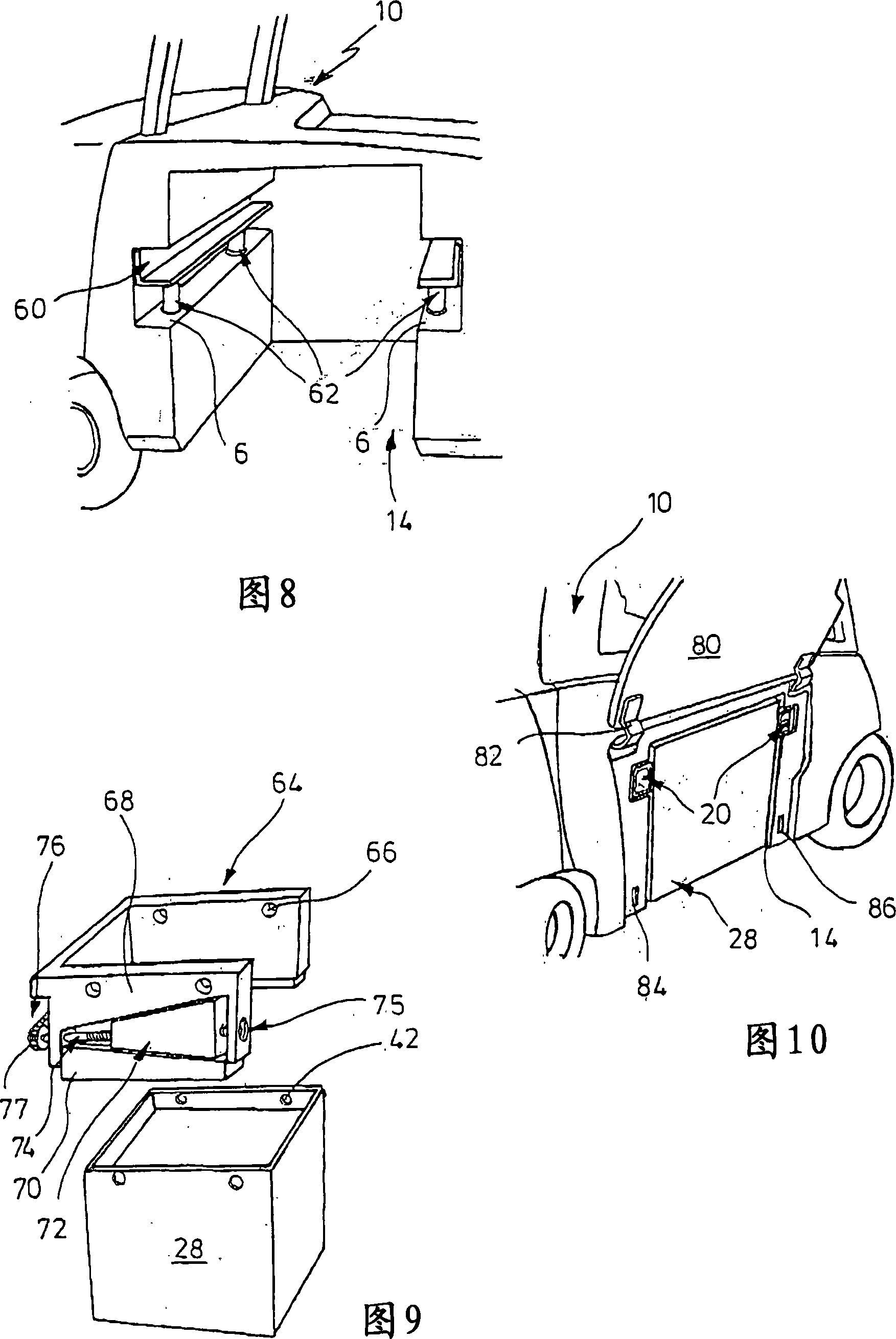 Battery exchange system for a battery-driven industrial truck