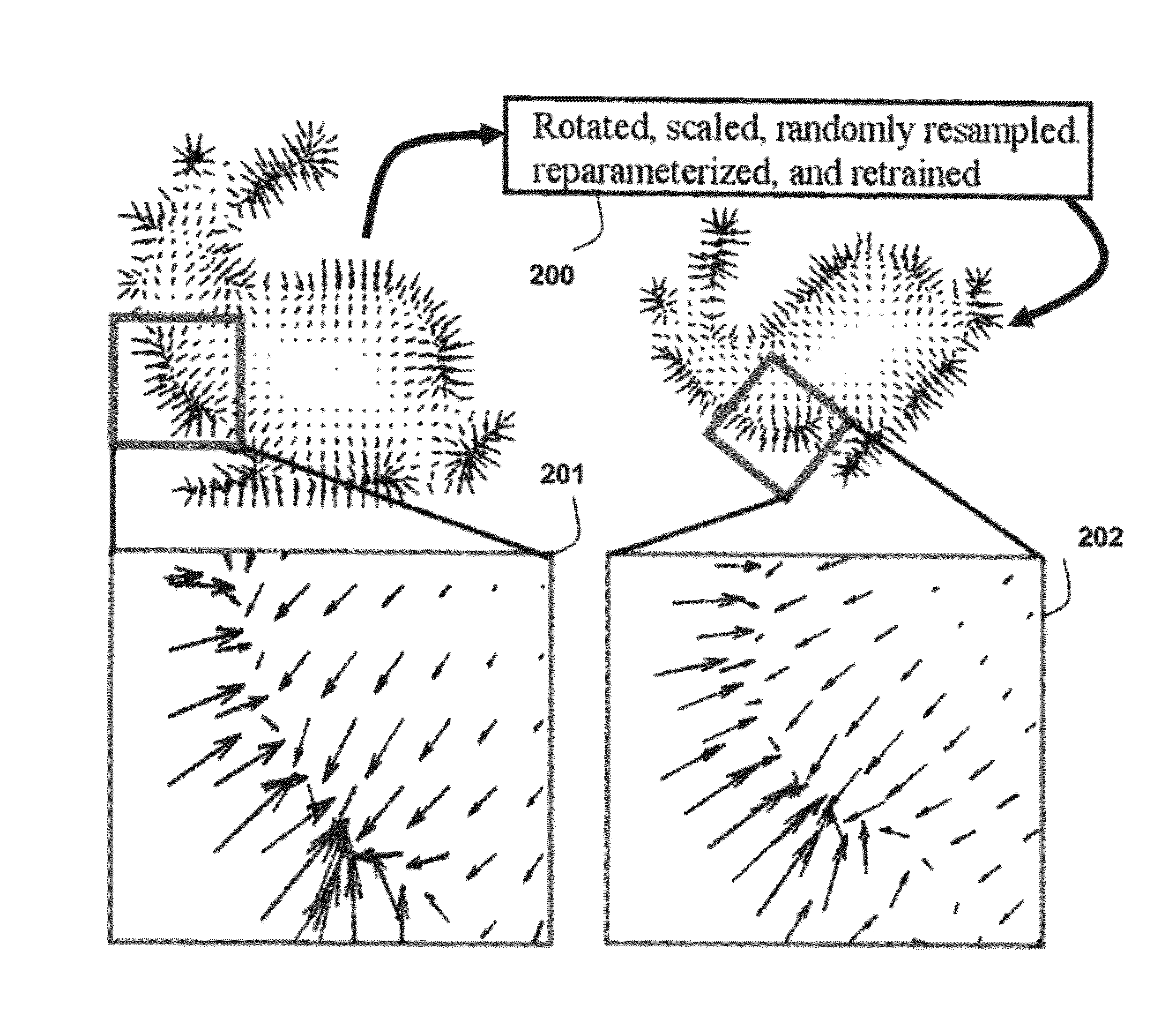 Representing object shapes using radial basis function support vector machine classification