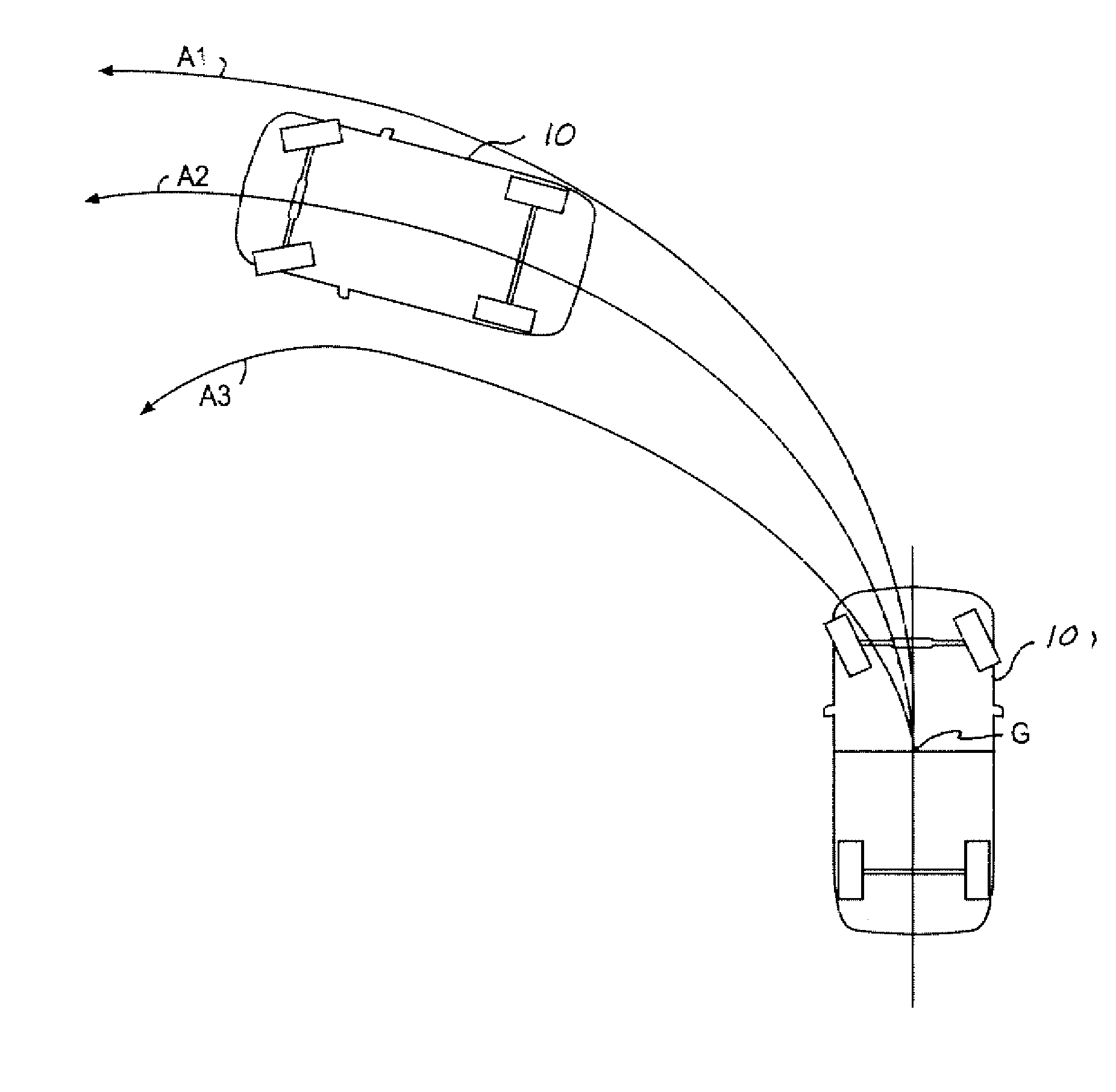 Method and apparatus of controlling an automotive vehicle using brake-steer as a function of steering wheel torque