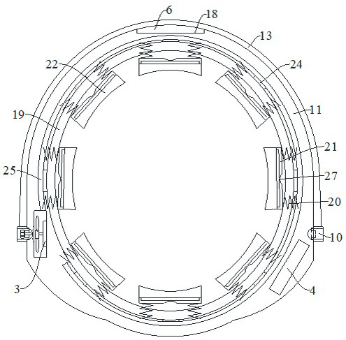 Protective mask with integrated air conditioning device