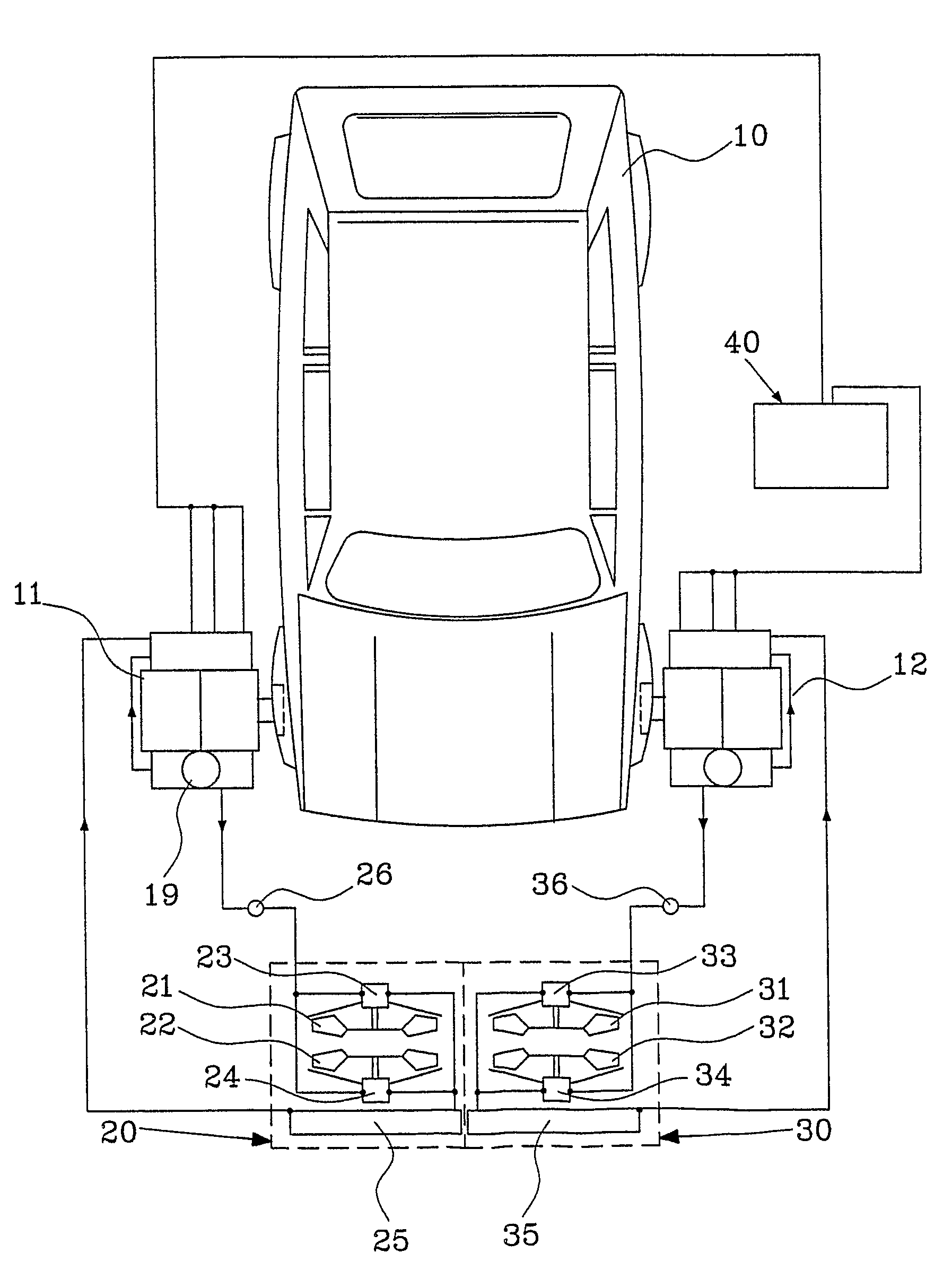 System and method for dynamometer testing of motor vehicles, including a cooling device