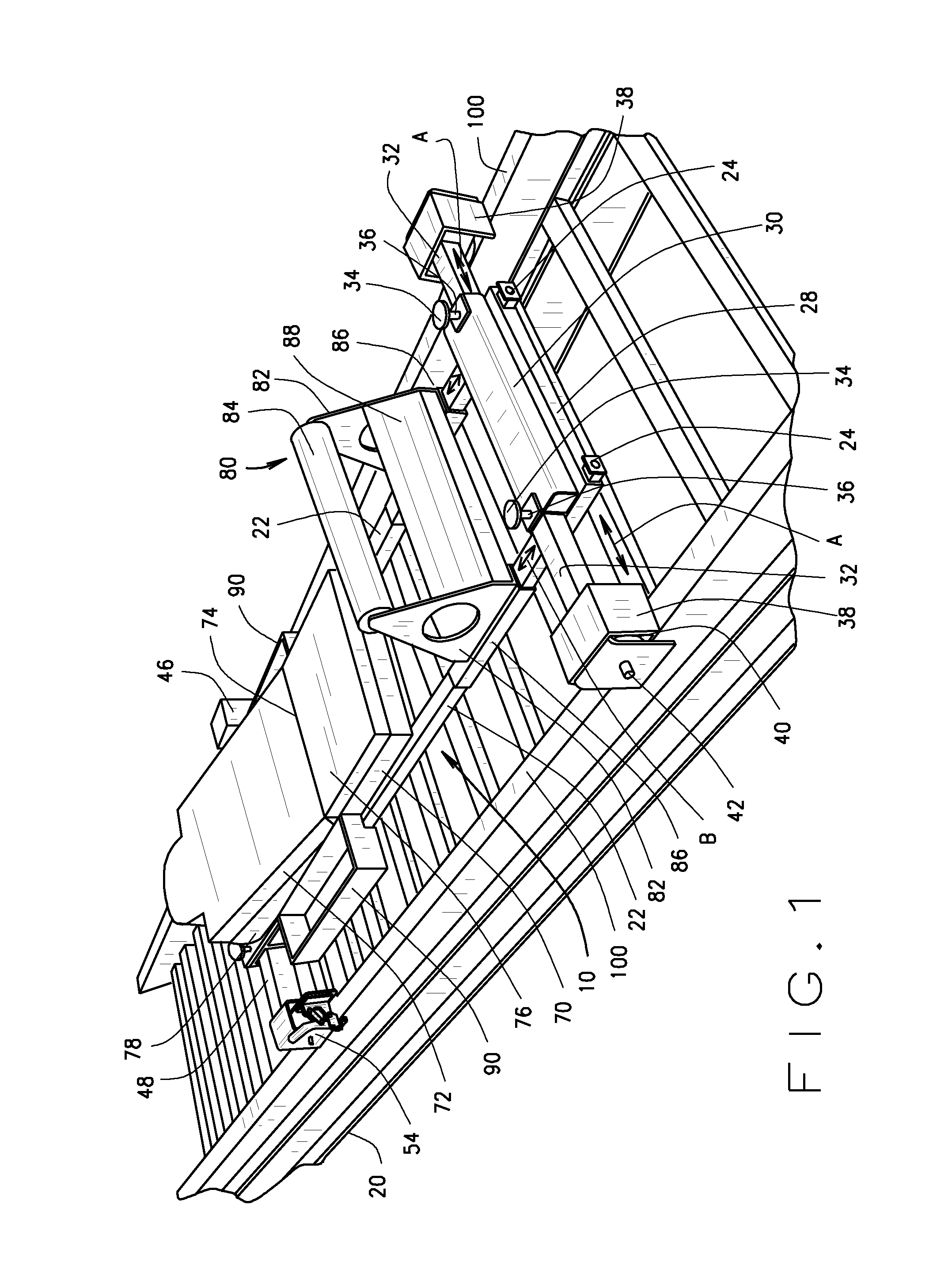 Cable tray service trolley