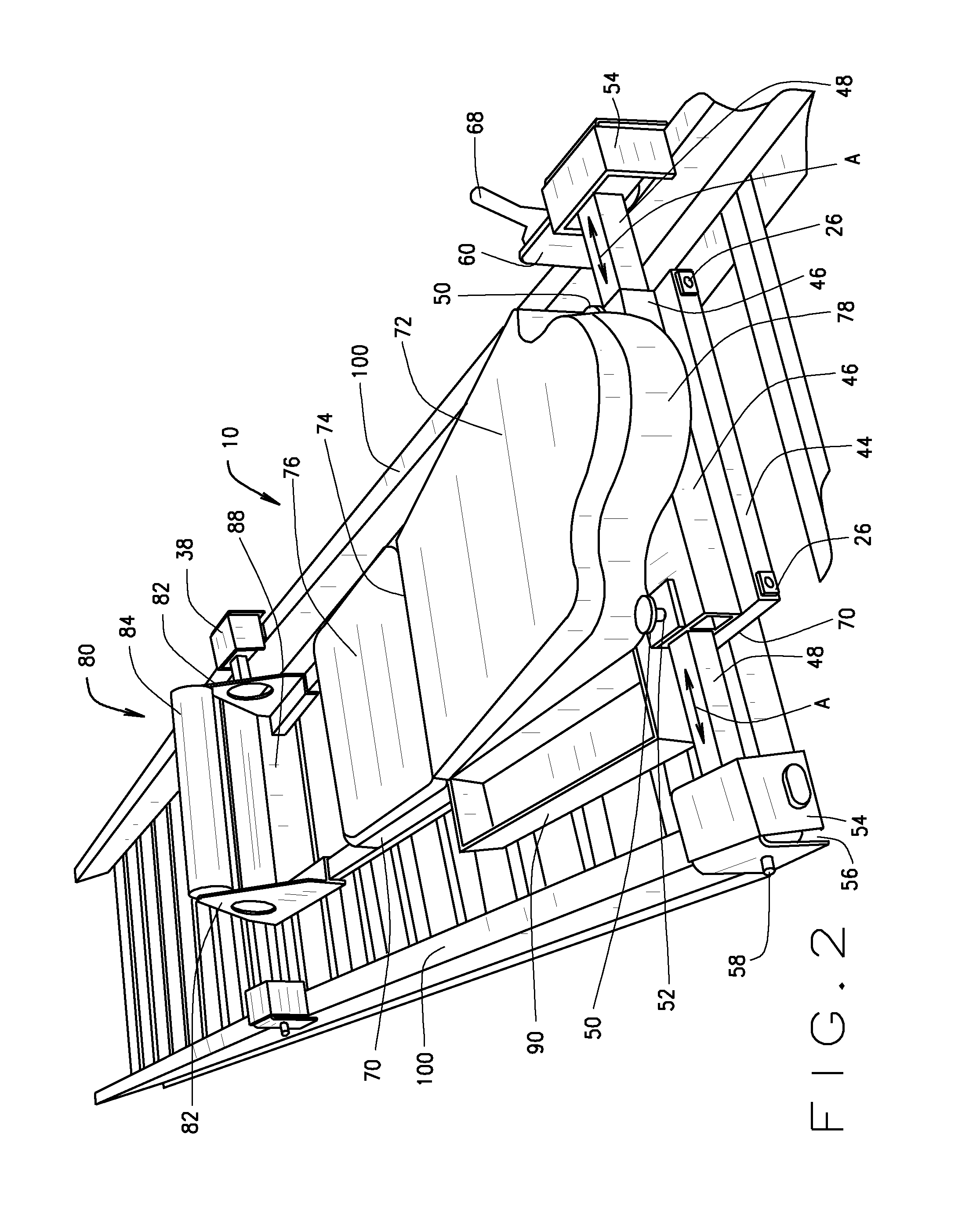 Cable tray service trolley