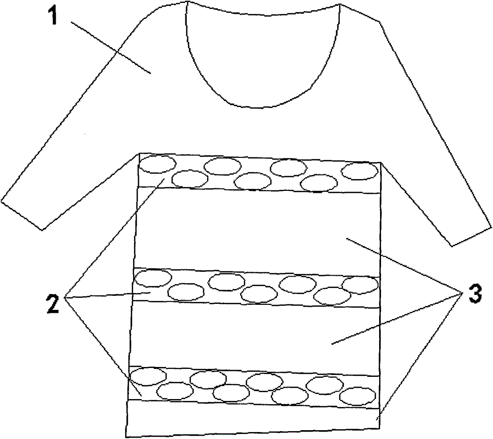 Hollow and solid line alternative porous fabric clothing