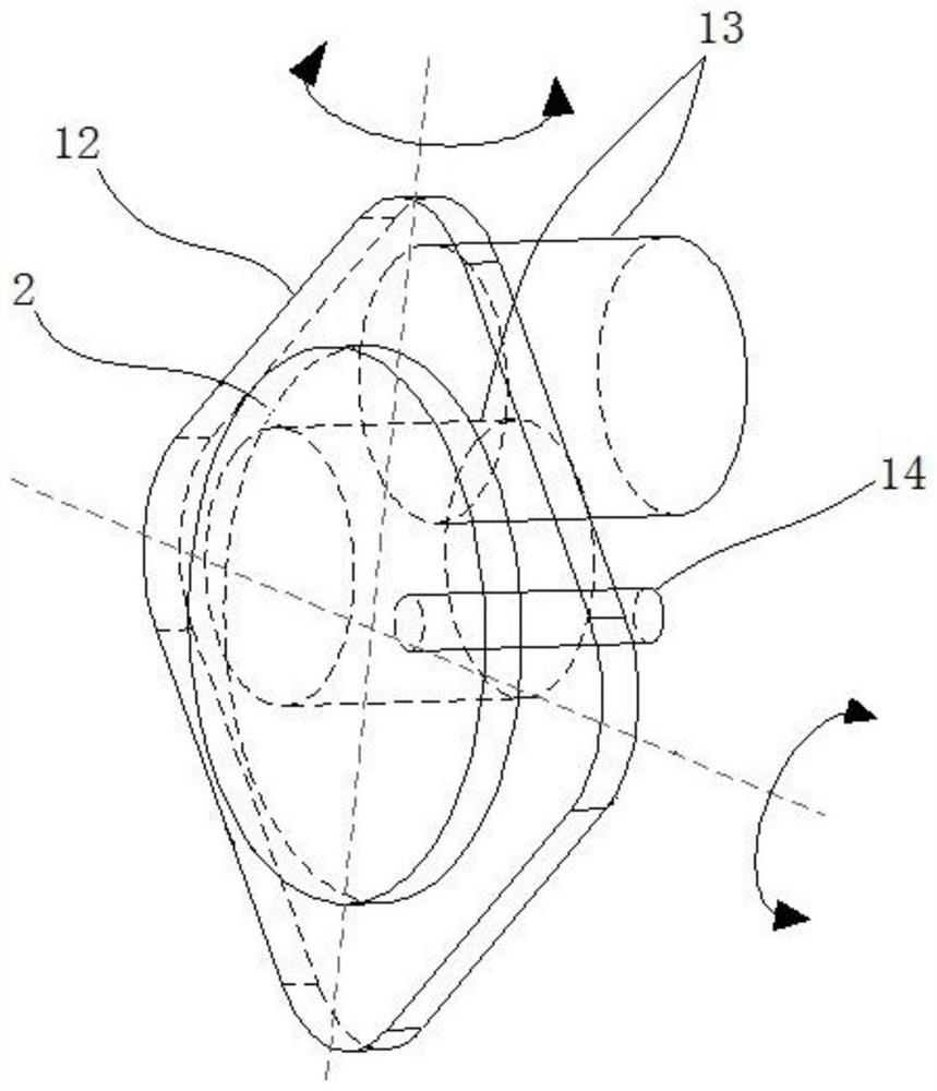 Special-shaped group hole machining system and machining method