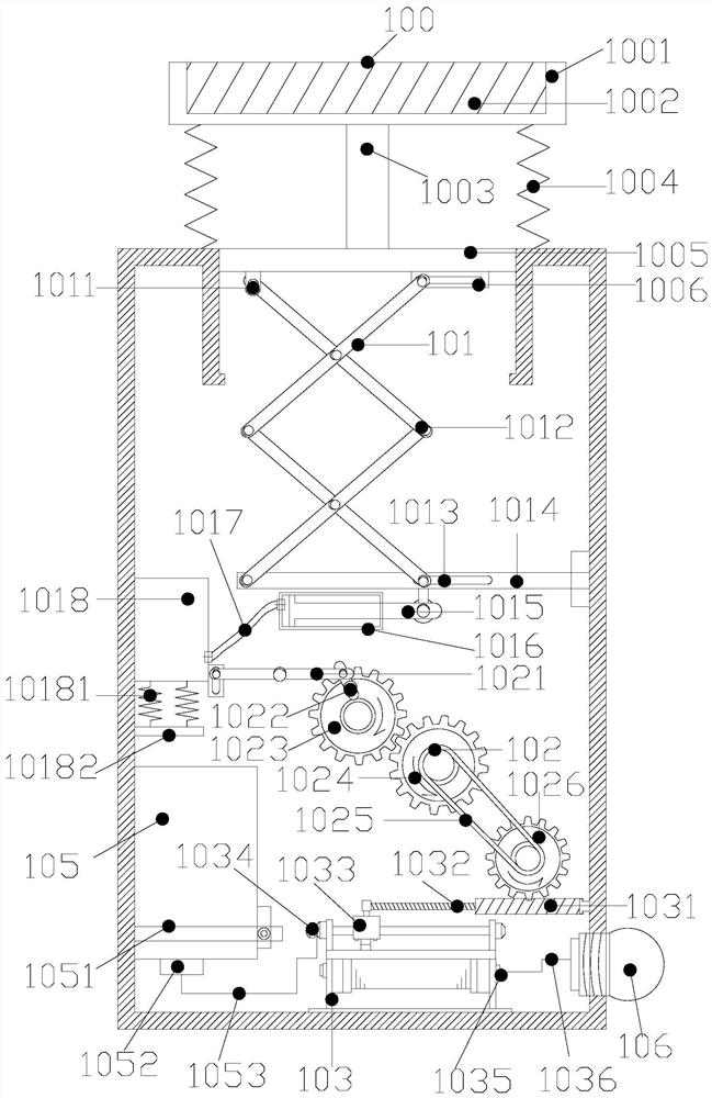 A power cable distribution box capable of realizing cable docking