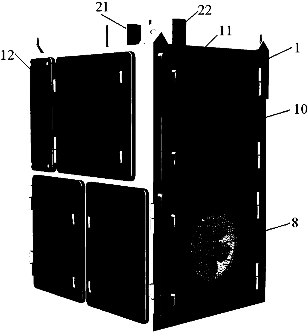 Air conditioner for operating under high temperature conditions