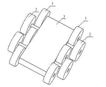 Driving wheel combined mechanism