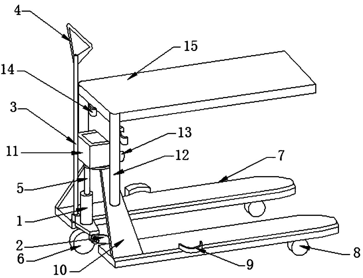 Multifunctional small hydraulic pallet truck