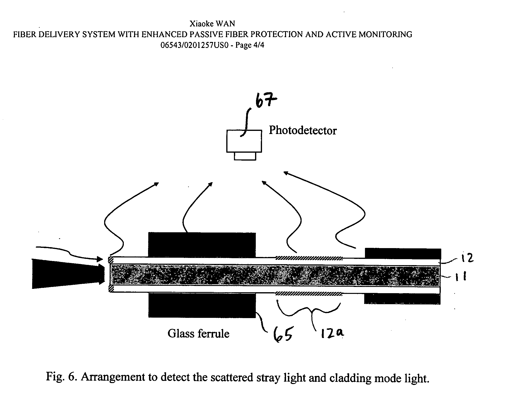 Fiber delivery system with enhanced passive fiber protection and active monitoring