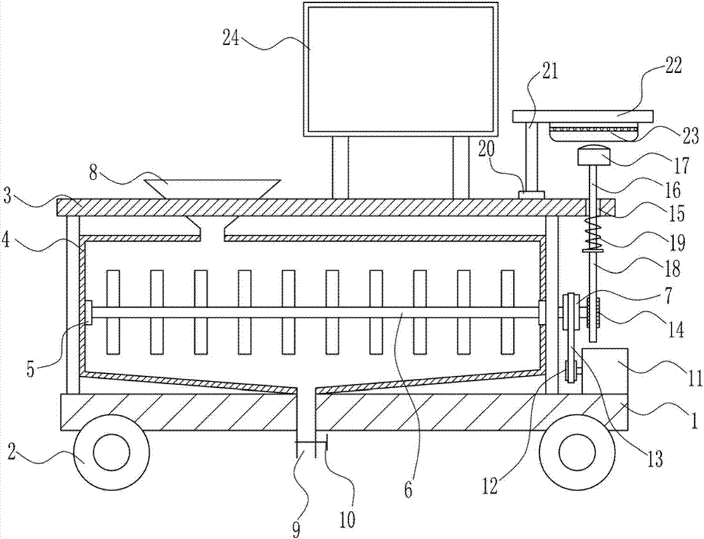 Efficient attractive isolation and reminding device for housing construction