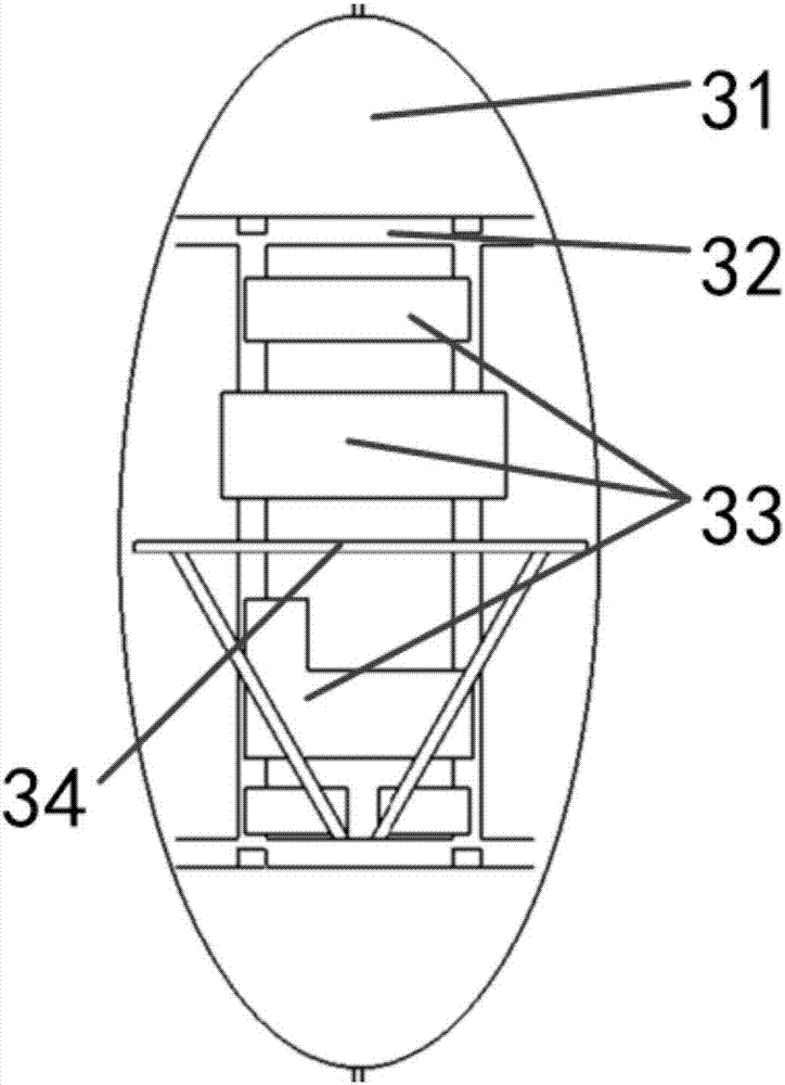 Scheme for long-time hovering of tethered airship