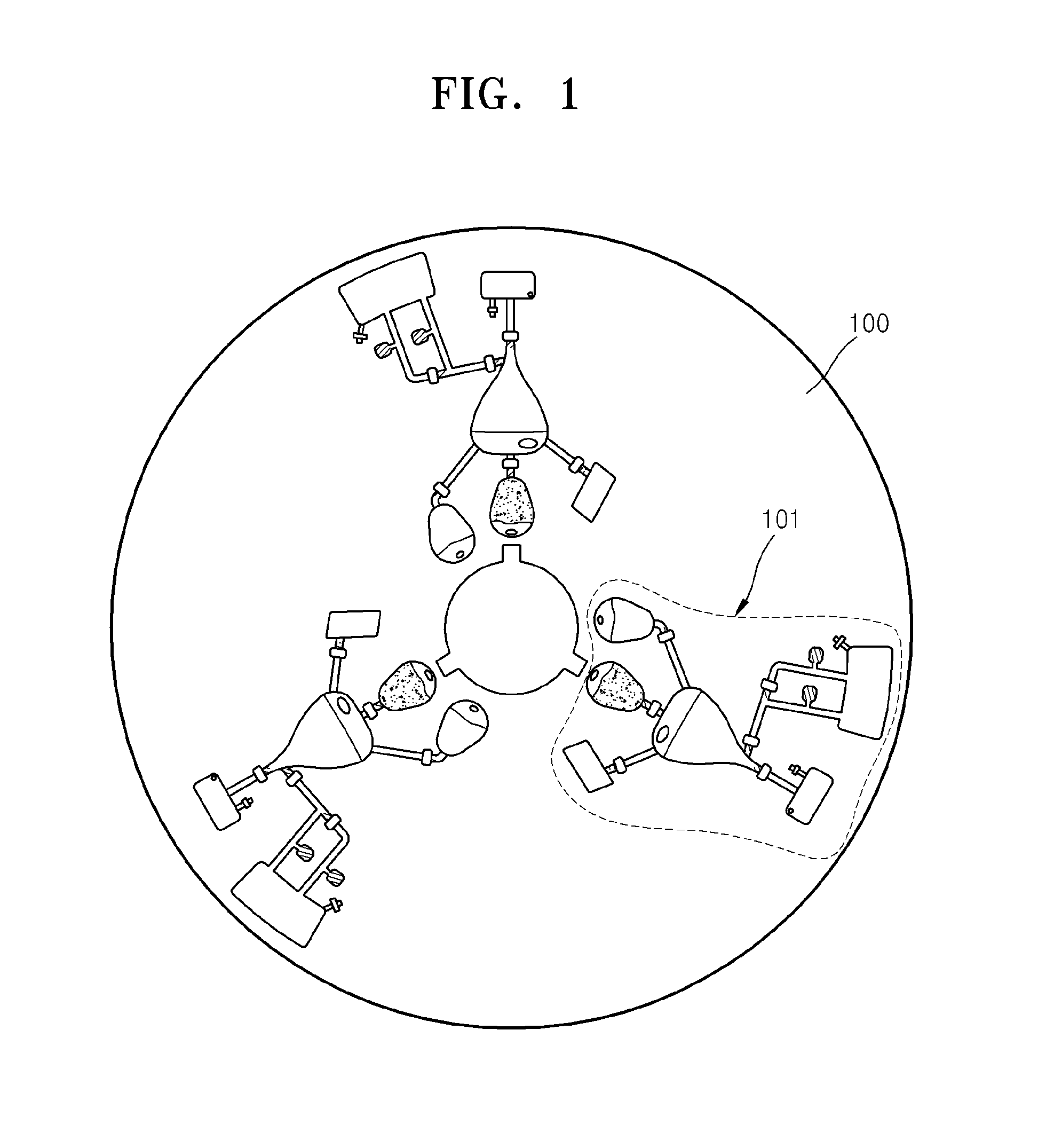 Centrifugal force-based microfluidic device for protein detection and microfluidic system including the same