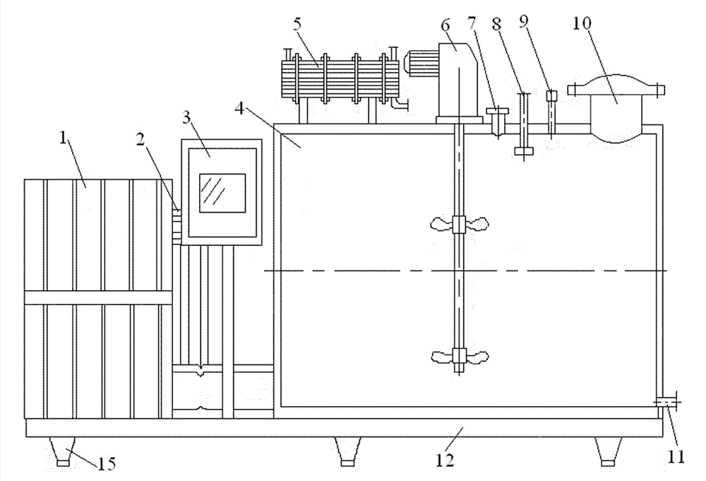 Quick-refrigerating type milk-storing cool storage tank