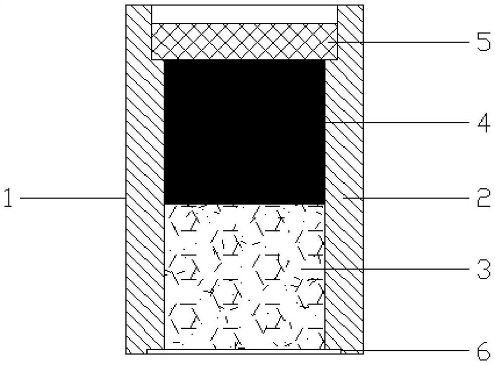 A kind of gunpowder block of graphic firework dot-matrix projectile and its manufacturing method