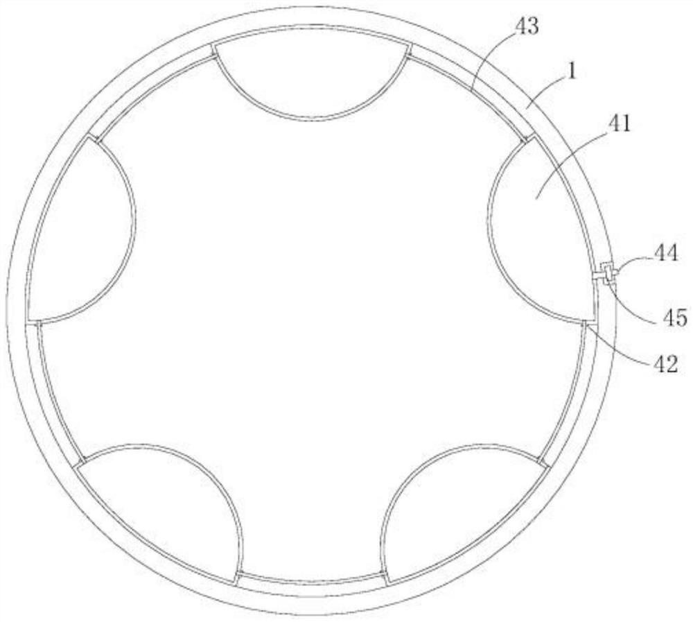 Soft positioning supporting base for hanging potted plants and using method