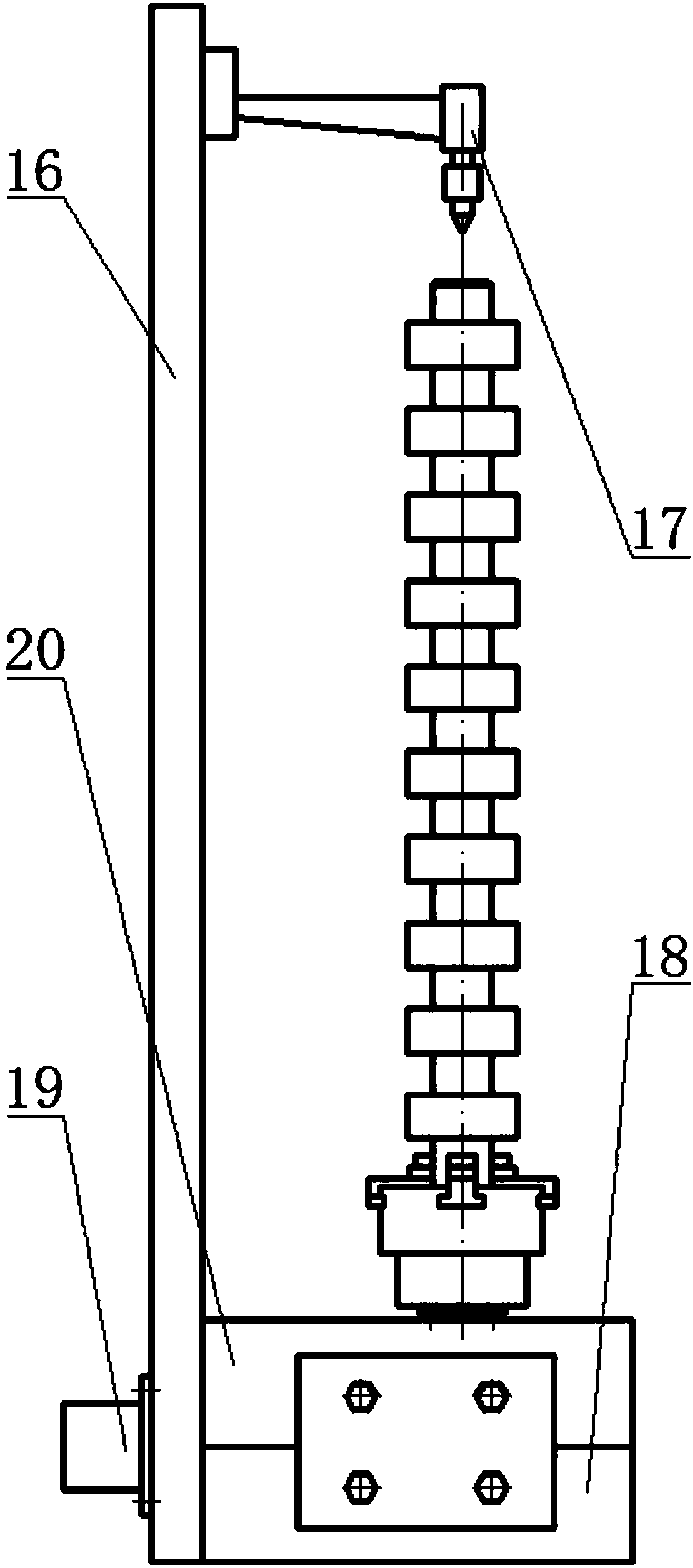 Synchronous heat treatment device for on-line producing crankshafts