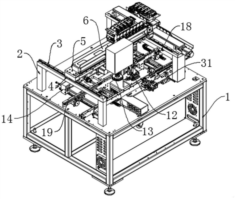 Adhesive tape attaching machine for PCB (printed circuit board) processing