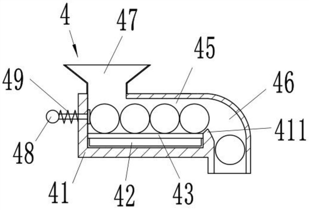 Horizontal projectile motion demonstration device for high school physics