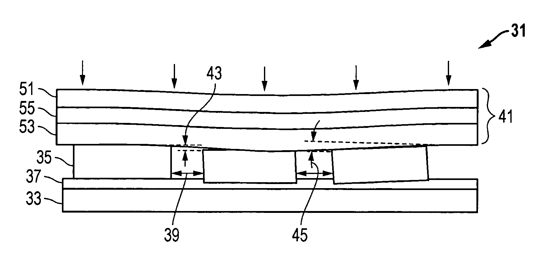 System, method, and apparatus for multilevel UV molding lithography for air bearing surface patterning