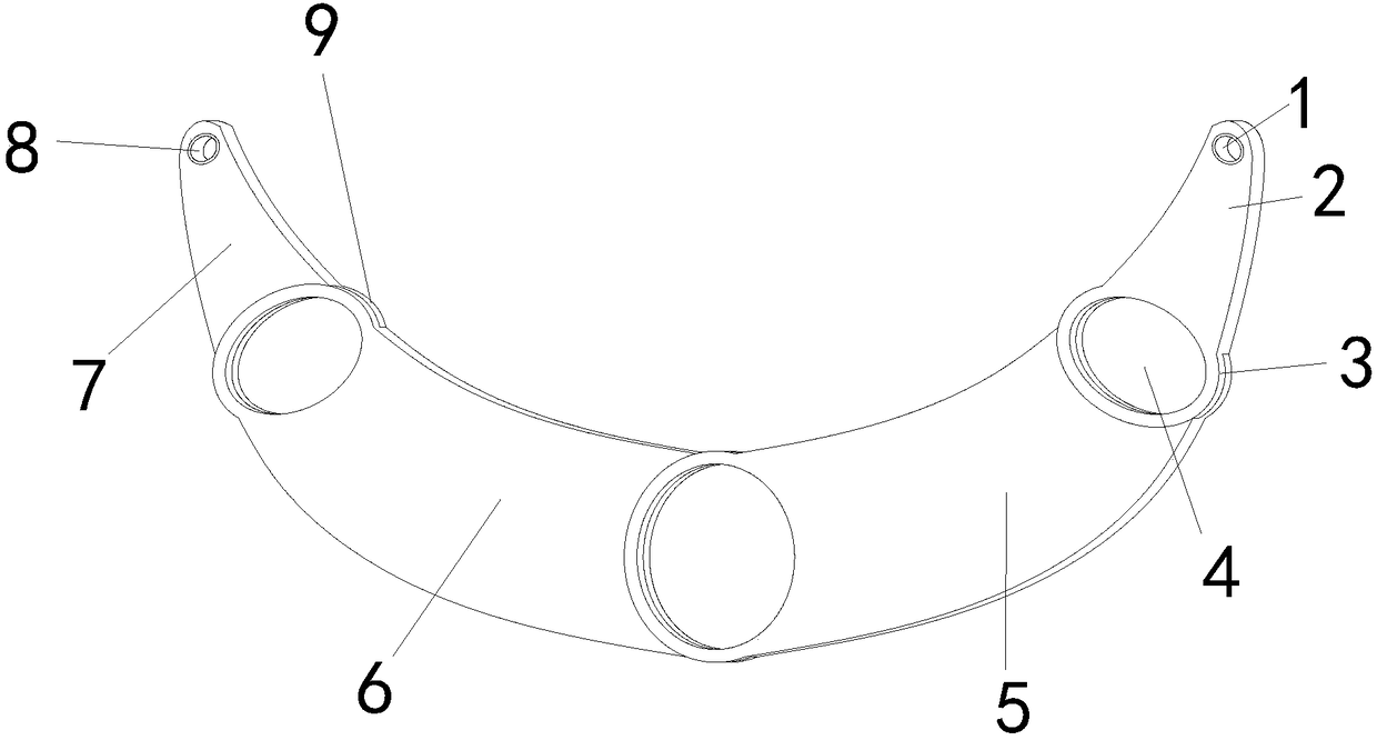 Novel fixator for reduction and fixation of inferior orbital wall fracture