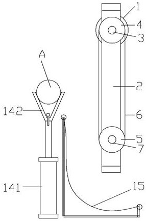 Wooden pole polishing machine