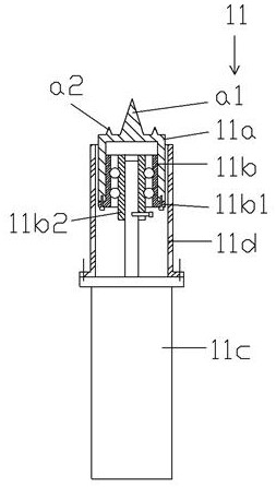 Wooden pole polishing machine