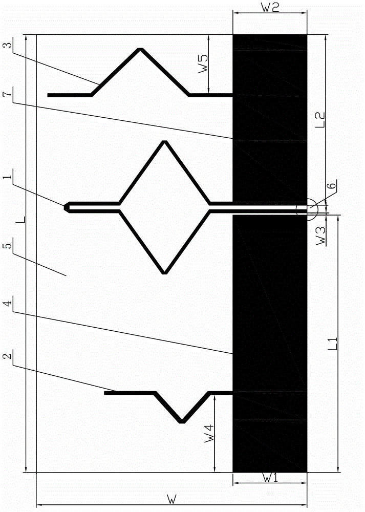 Fractal yagi printed antenna of coplanar waveguide feed