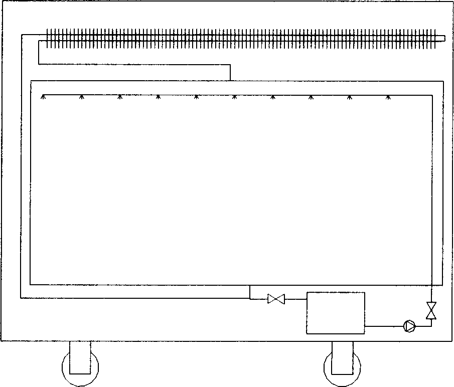 Adsorption type heat-storage electric-warming method and device thereof