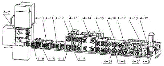 Drilling, tapping, milling and boring combined numerical control machine tool capable of processing multiple workpieces once