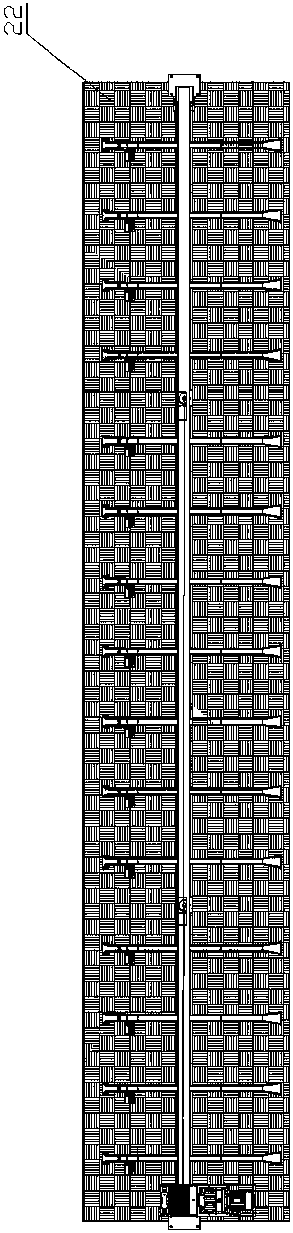 Intelligent stereoscopic parking garage for folded shared bikes