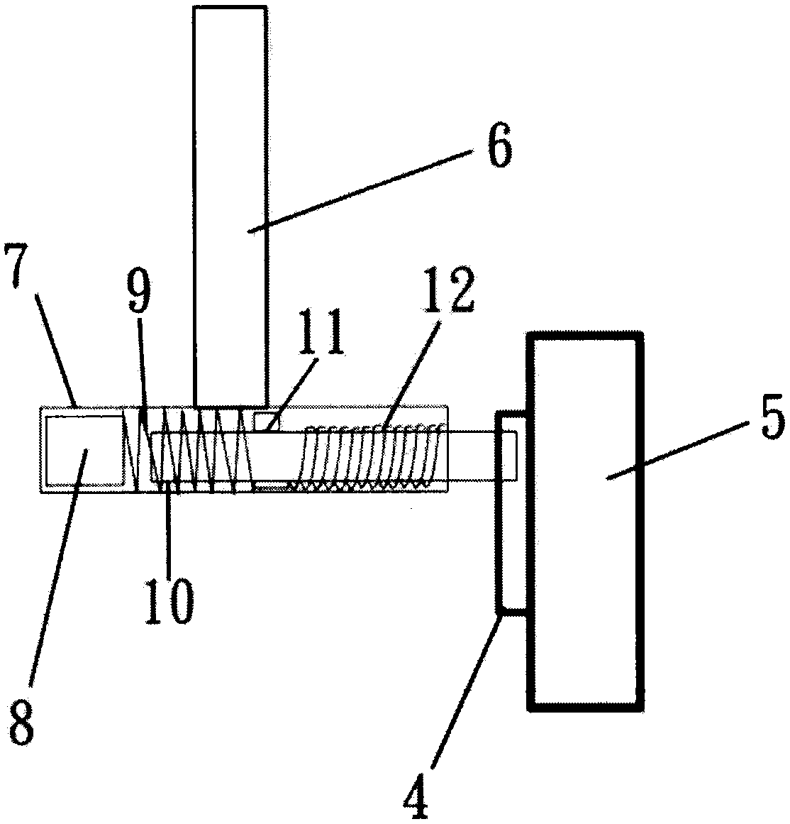 Touch induction type baby carriage intelligent braking device