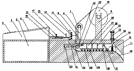 Intelligent paper cutter for motor insulating paper