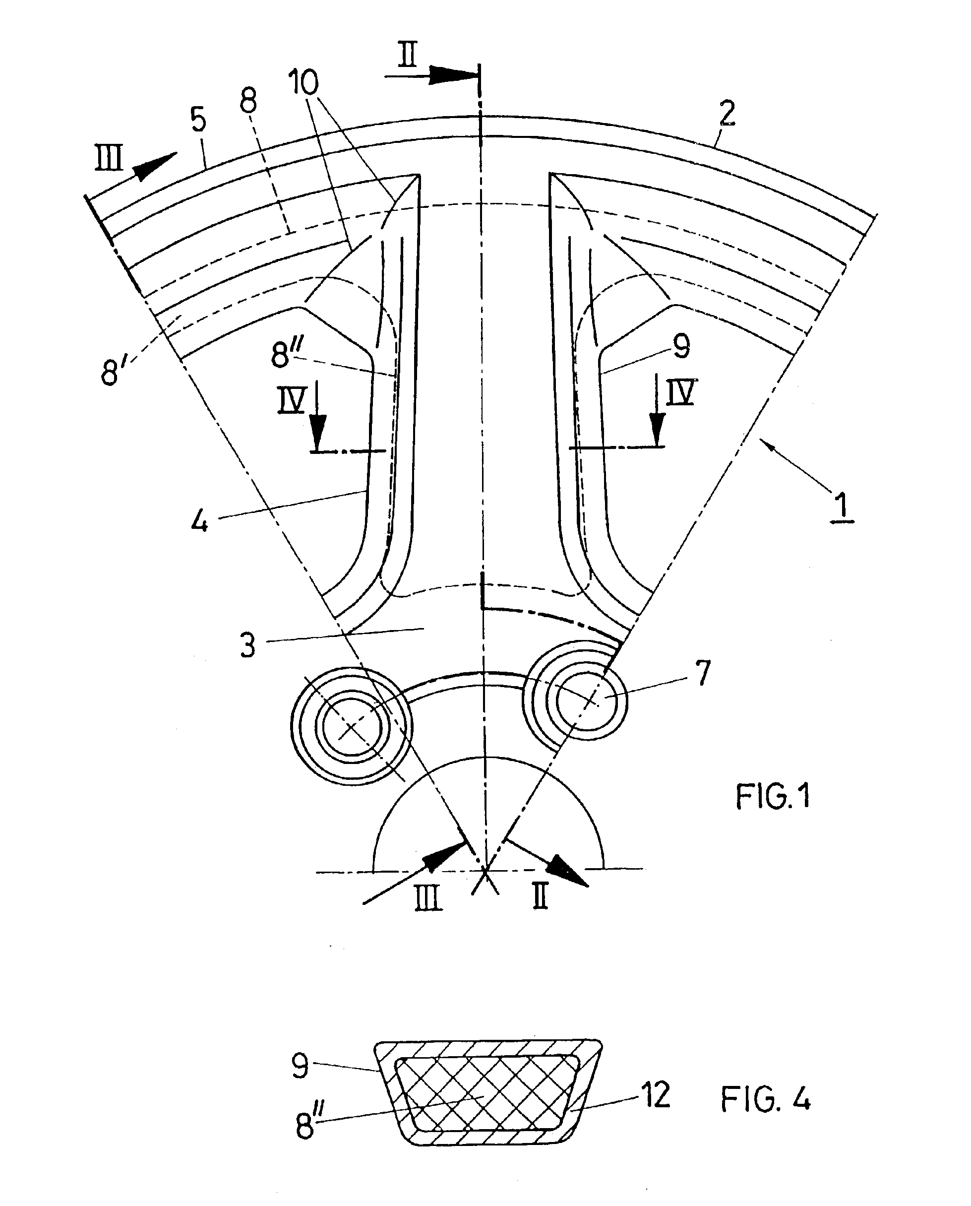 Cast wheel rim