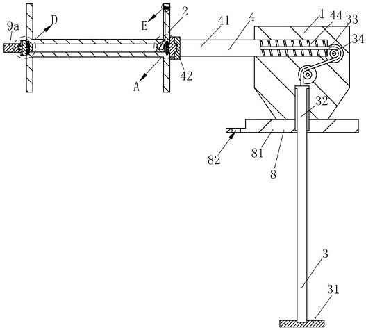 Adjusting device of winding drum for textile machine