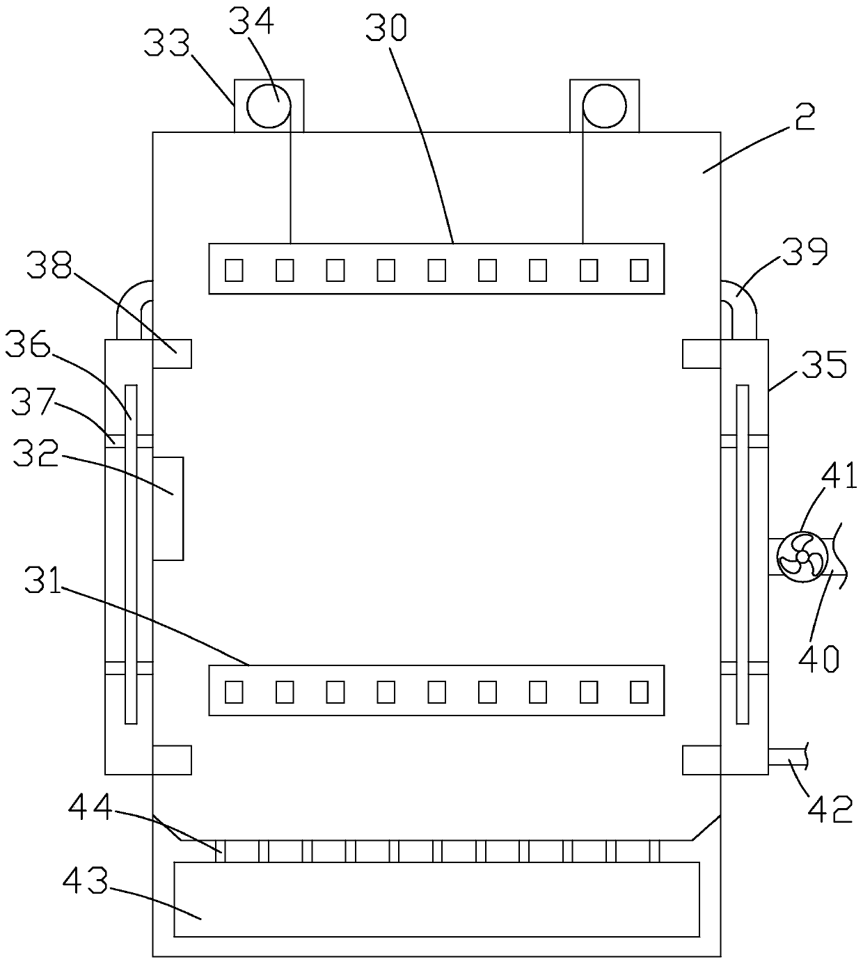 Multifunctional porch cabinet and mounting method thereof