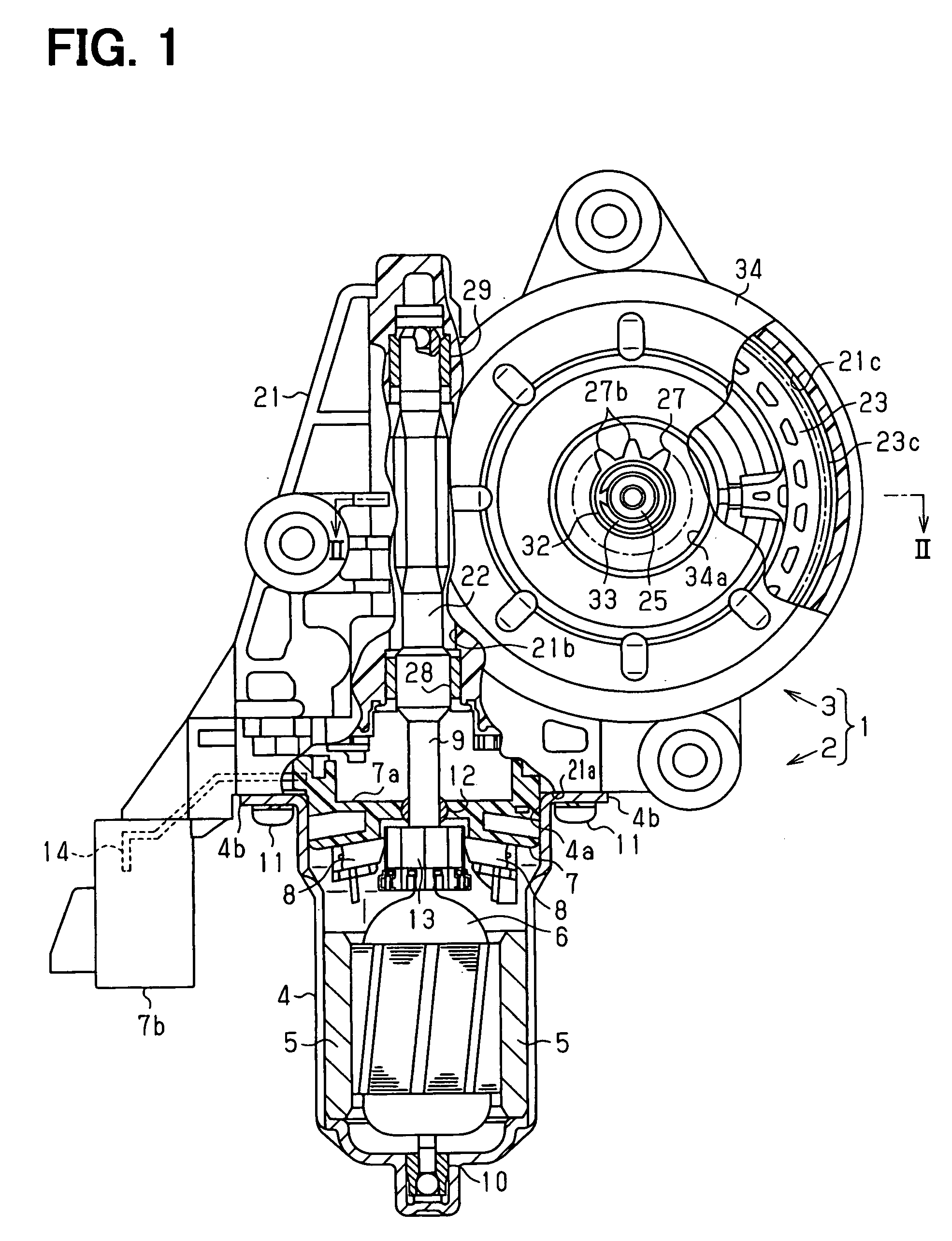 Geared motor