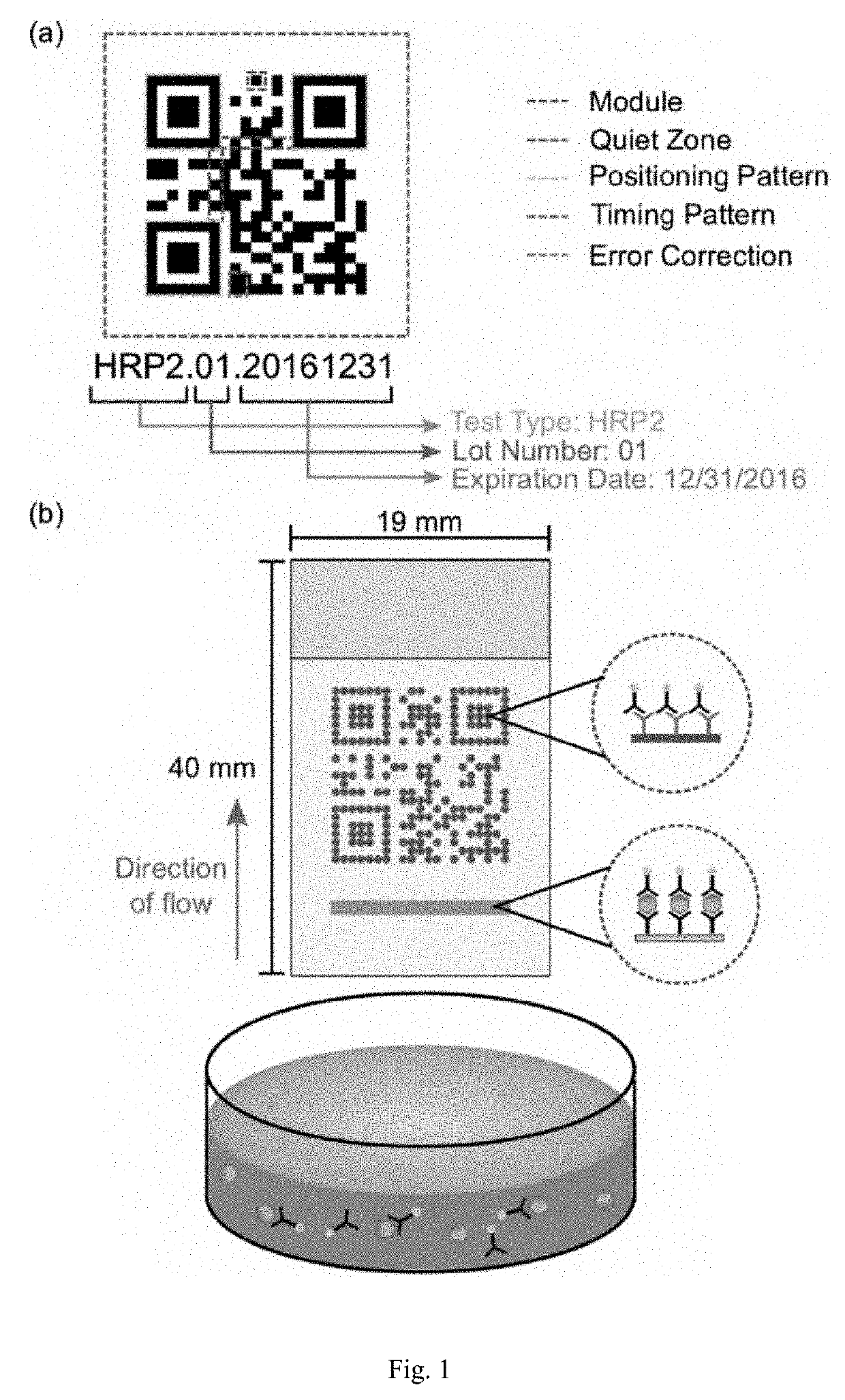 Secure machine readable code-embedded diagnostic test