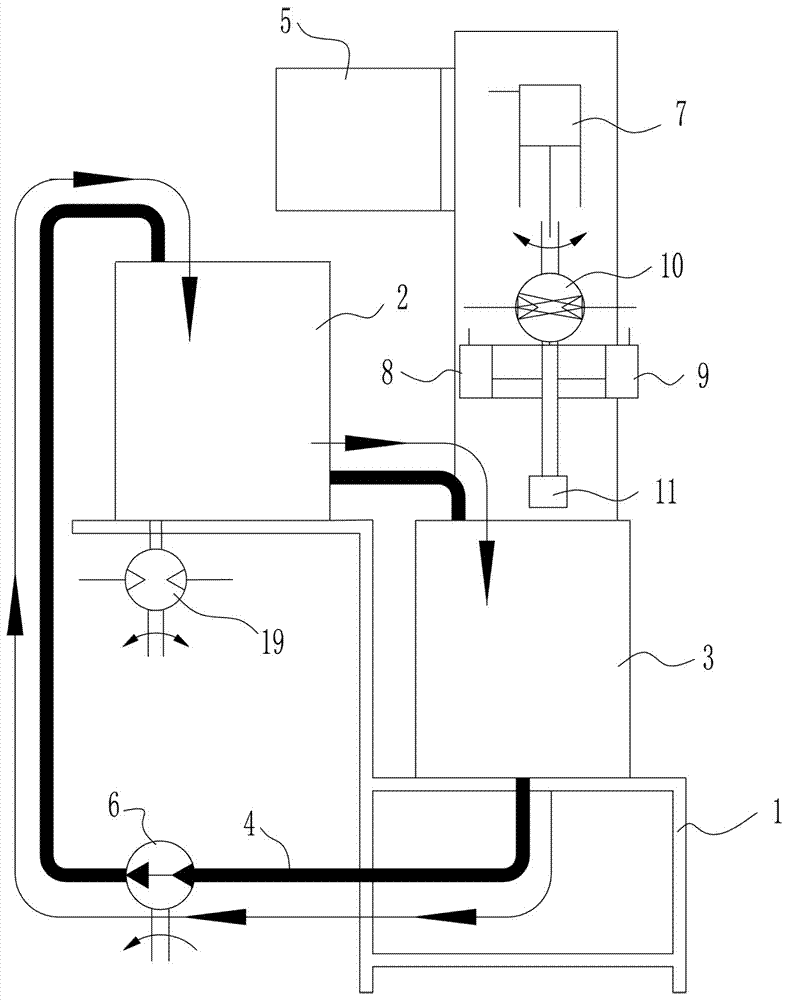 A shell sand core surface treatment device