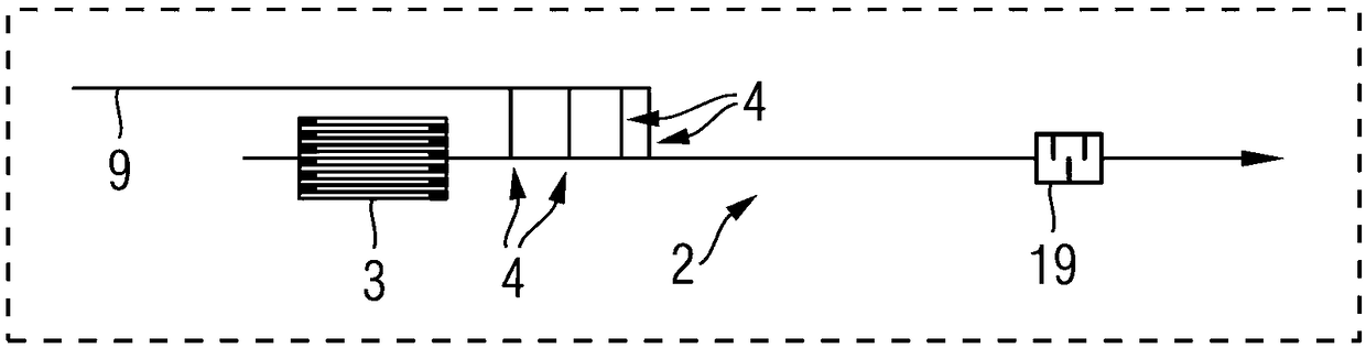 Internal combustion engine with exhaust device