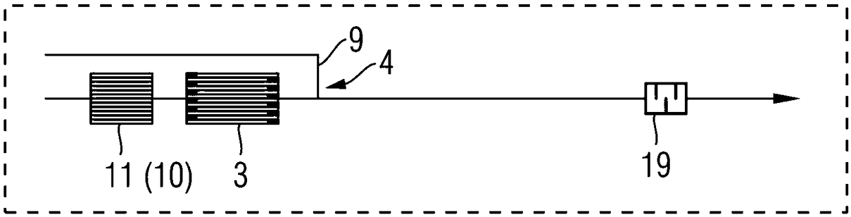 Internal combustion engine with exhaust device